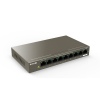 Tenda TEF1109P-8-63W PoE AT switch 8x PoE 802.3af/at, 9x 100Mb/s, PoE+ celkem 58W, fanless