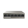 Tenda TEF1106P-4-63W PoE AT switch 4x PoE 802.3af/at, 6x 100Mb/s, PoE celkem 63W, fanless, PoE+