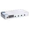 QNAP řízený switch QSW-M408S (12portů: 8x Gigabit port + 4x 10G SFP+ porty)