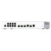 QNAP řízený switch QSW-M408-2C (12portů: 8x Gigabit port + 4x 10G SFP+ /2x 10GbE kombo porty)