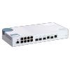 QNAP řízený switch QSW-M408-2C (12portů: 8x Gigabit port + 4x 10G SFP+ /2x 10GbE kombo porty)