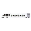 QNAP řízený switch QSW-M408-4C (12 portů: 8x Gigabit port + 4x 10G SFP+ / 10GbE kombo porty)