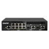 QNAP řízený switch QSW-M2108R-2C (8x 2,5GbE RJ45 a 2x kombo 10GbE SFP+/RJ-45, malá šířka)