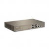 Tenda TEG5310P-8-150W Gigabit L3 PoE+ Switch 130W, 8x 1Gb/s PoE+, 2x RJ45/SFP, STP, IGMP, VLAN, Rack