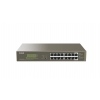 Tenda TEG1116P-16-150W PoE AT Gigabit switch 16x 1Gb/s s PoE 802.3af/at, PoE+ 135W, Rack, Fanless