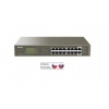 Tenda TEG1116P-16-150W PoE AT Gigabit switch 16x 1Gb/s s PoE 802.3af/at, PoE+ 135W, Rack, Fanless