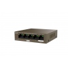 Tenda TEG1105PD PoE PD Gigabit switch, 1x PoE IN, 4x PoE OUT 802.3af, 5x 1 Gb/s, max. 30W, fanless