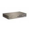 Tenda TEG5312F Gigabit L3 Managed Switch, 10x RJ45 1Gb/s, 2x SFP, STP, RSTP, MSTP, IGMP, VLAN, Rack