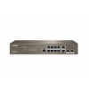 Tenda TEG5312F Gigabit L3 Managed Switch, 10x RJ45 1Gb/s, 2x SFP, STP, RSTP, MSTP, IGMP, VLAN, Rack