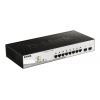 D-Link DGS-1210-08P Smart PoE switch, 8x GbE PoE+, 2x SFP, PoE 65W, fanless