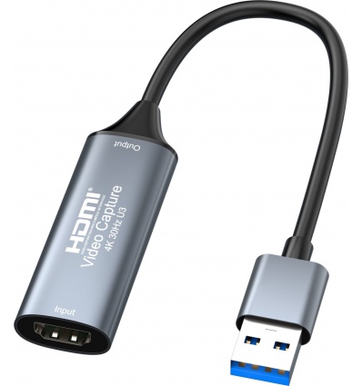 PremiumCord HDMI grabber pro video/audio signálu do počítače s konektorem USB 3.0