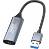 PremiumCord HDMI grabber pro video/audio signálu do počítače s konektorem USB 3.0