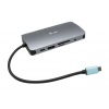 i-tec USB-C Metal Nano Dock HDMI/VGA with LAN, Power Delivery 100 W + zdroj 100W