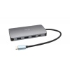 i-tec USB-C Metal Nano Dock HDMI/VGA with LAN, Power Delivery 100 W + zdroj 100W