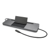 i-tec USB-C Metal Ergonomic 4K 3x Display Docking Station, PD 85W + i-tec Universal Charger 100W