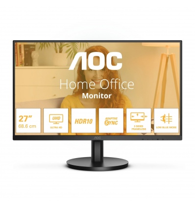 AOC/U27B3M/27"/VA/4K UHD/60Hz/4ms/Black/3R