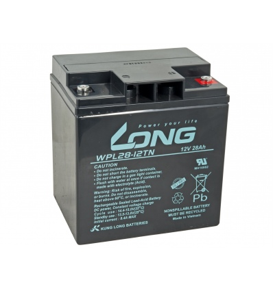 LONG baterie 12V 28Ah M5 LongLife 12 let (WPL28-12TN)