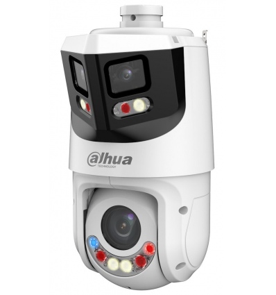 Dahua PTZ IP dual TiOC 4Mpix 30fps 25x zoom + panorama 4Mpix 180st/ IR100m+30m/ WDR/ PoE+/ IP66/ SMD 4.0/ AI analytiky