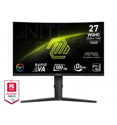 MSI MAG/275CQRF QD E2/27"/VA/QHD/180Hz/0,5ms/Black/3R