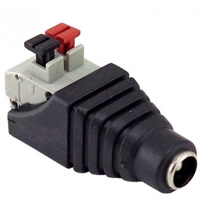 XtendLan Napájecí redukce plug/svorkovnice - SAMICE 5,5/2,1mm (ke zdroji) na rychlosvorku