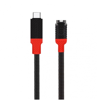 Tactical Recce 3:20 kabel pro Garmin USB-C Black/Red