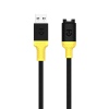 Tactical Recce 3:20 kabel pro Garmin USB-A Black/Yellow