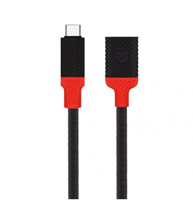 Tactical Pin4Fun Adapter USB-C/Lightning 0,1m Black/Red