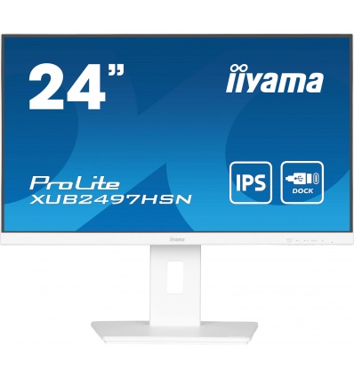 iiyama ProLite/XUB2497HSN-W1/23,8"/IPS/FHD/100Hz/1ms/White/3R