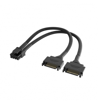 AKASA - Dual SATA na 8-Pin CPU Power Adapter Cable