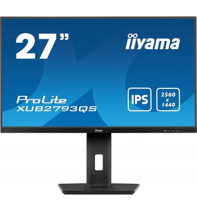 iiyama ProLite/XUB2793QS-B6/27"/IPS/QHD/100Hz/1ms/Black/3R