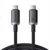 Baseus Crystal Shine Series Datový Kabel USB-C - USB-C 100W 1,5m Black