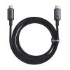 Baseus Crystal Shine Series Datový Kabel USB-C - USB-C 100W 1,5m Black