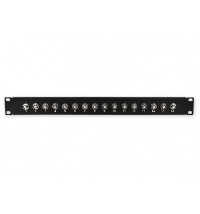 XtendLan Patch panel 19", 16 portů BNC, 1U