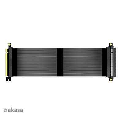 AKASA Riser black X3, 30 cm