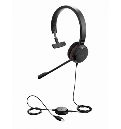 Jabra Evolve 30 II/Mono/Jack/Drát/Černá