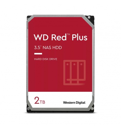 WD Red Plus/2TB/HDD/3.5"/SATA/5400 RPM/3R