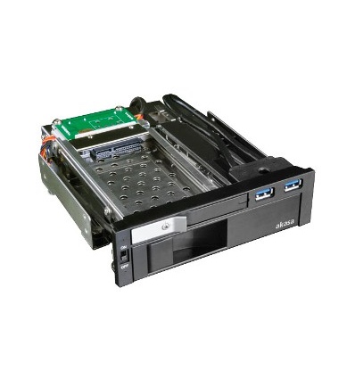 AKASA Lokstor M51 - 2.5" a 3.5" HDD rack do 5,25"