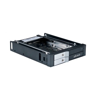 AKASA Lokstor M21 - 2 x 2,5" HDD rack do 3,5"