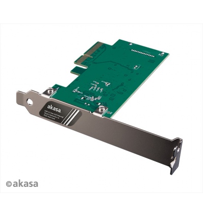 AKASA PCIe karta USB 3.2 Gen 2x2 interní konektor