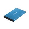 Externí box pro HDD 2,5" USB 3.0 Natec Rhino Go, modrý, hliníkové tělo