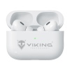 Bezdrátová Bluetooth sluchátka Viking AIR PLUS/ANC/BT/Bezdrát/Bílá