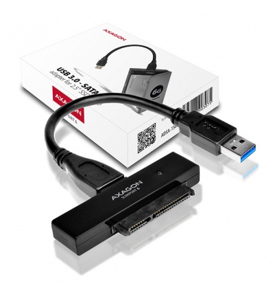 AXAGON ADSA-1S6, USB 3.2 Gen 1 - SATA 6G SSD/HDD adaptér vč. 2.5" pouzdra