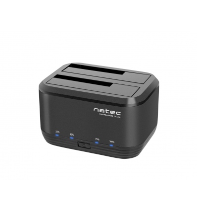 Dokovací stanice pro HDD 2,5"/3,5" USB 3.0 Natec Kangaroo Dual, funkce klonování, napájecí adaptér