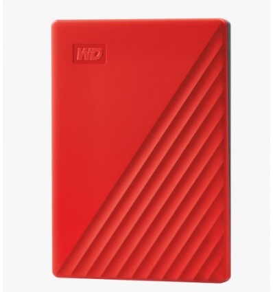 WD My Passport/2TB/HDD/Externí/2.5"/Červená/3R