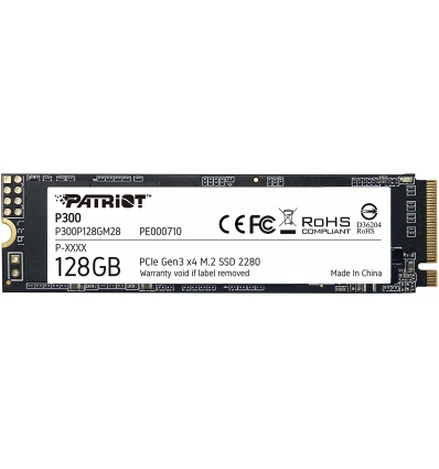 PATRIOT P300/128GB/SSD/M.2 NVMe/3R