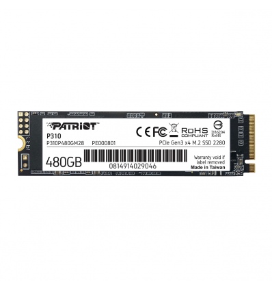 PATRIOT P310/480GB/SSD/M.2 NVMe/3R