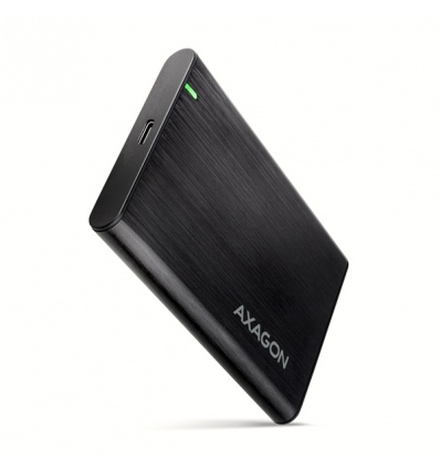 AXAGON EE25-A6C, USB-C 3.2 Gen 1 - SATA 6G 2.5" kovový RAW box, bezšroubkový