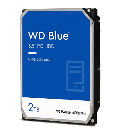 WD Blue/2TB/HDD/3.5"/SATA/5400 RPM/2R