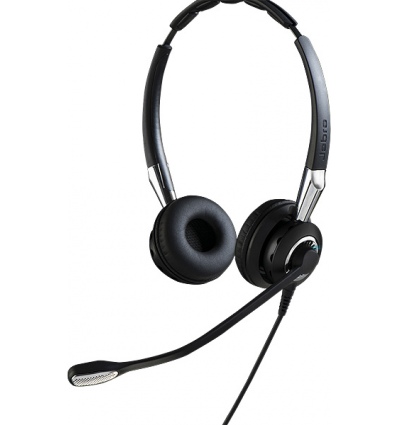 Jabra BIZ 2400 II/Stereo/QD/Drát/Černá-stříbrná