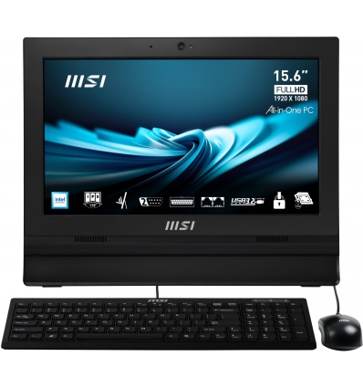 MSI PRO/AP162T ADL-04SEU/15,6"/FHD/T/N100/4GB/128GB SSD/UHD/W11P/Black/3R